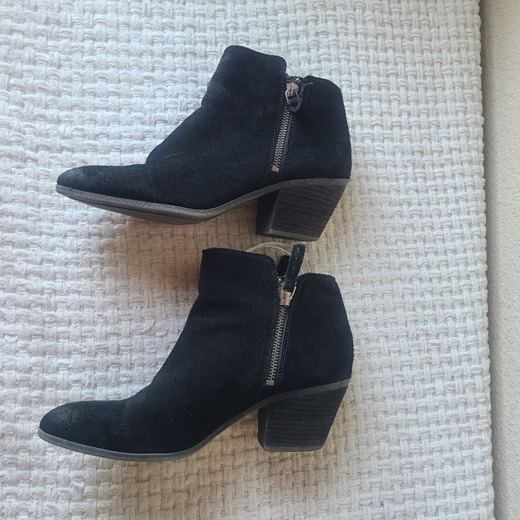FRYE Black Suede Ankle Boots Women's Size 8.5 - Picture 8 of 15